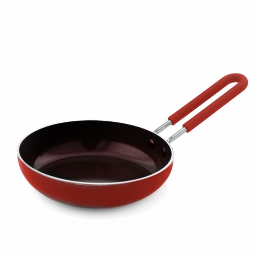 Blue Diamond Mighty Mini Egg Pan - Red Perspective: front