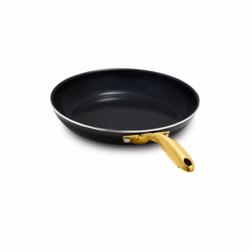 GreenPan Studio Frying Pan Healthy Ceramic Non Stick - Black Perspective: front