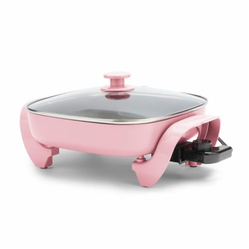 GreenLife Ceramic Non Stick Electric Healthy Power 5-in-1 Skillet - Pink Perspective: front