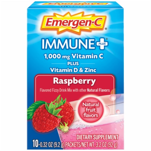 Emergen-C Immune+ 1000mg Vitamin C Powder Perspective: front