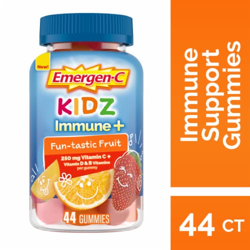 Emergen-C Kidz Immune+ Immune Support Dietary Supplement Perspective: front