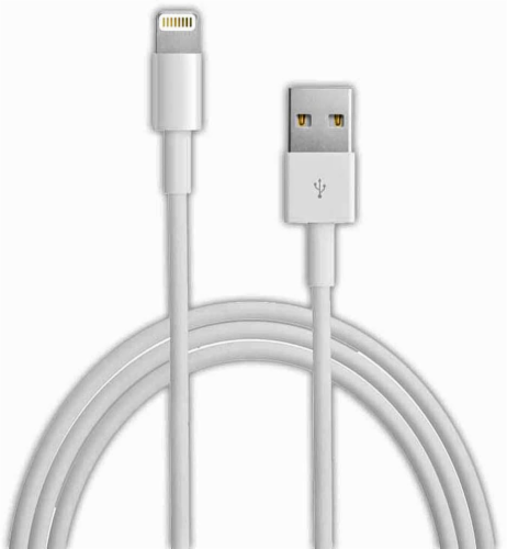 gået vanvittigt ovn Rig mand Apple USB-to-Lightning Sync/Charge Cable for Apple iPhone 5 - White, 3 Foot  - Fred Meyer