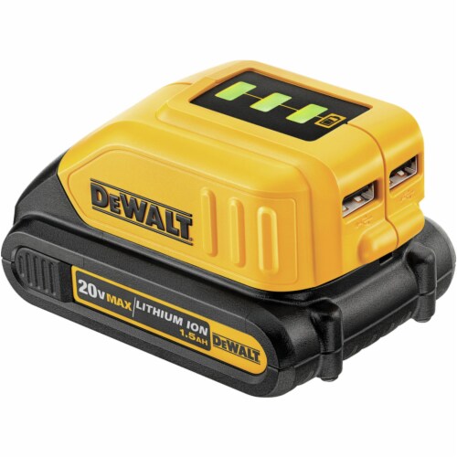 DeWalt 12V 20V MAX Lithium Ion USB Power Source Adapter 1 pc