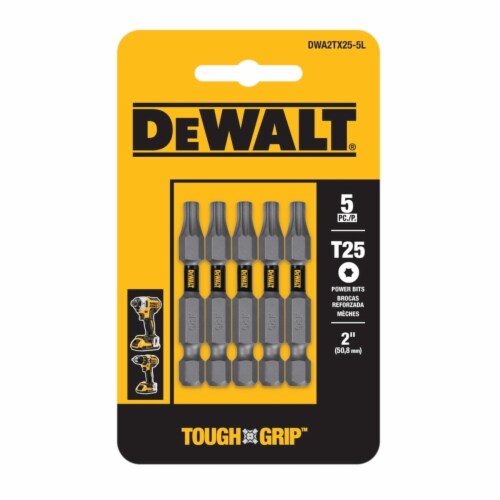 DeWalt MAXFIT Torx T25 x 2 in. L Power Bit S2 Tool Steel 5 pc