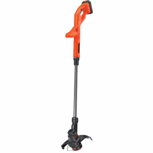 BLACK + DECKER LST201 10-Inch Max Lithium 20-Volt String Trimmer/Edger -  Black/Orange, 1 ct - Fred Meyer