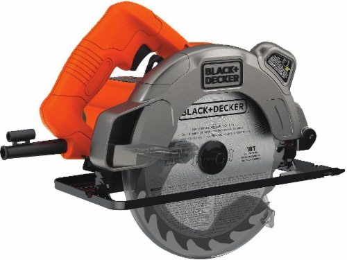 BLACK + DECKER 13-Amp Circular Saw With Laser Perspective: front