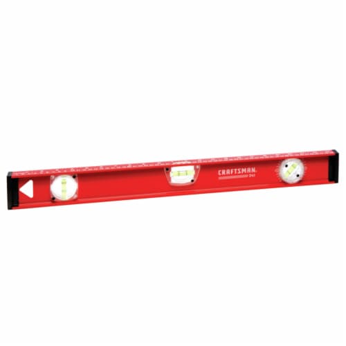 Craftsman 24 in. Aluminum I-Beam Level with 3 Vials Craftsman 24 in. Aluminum I-Beam Level with 3 Vials