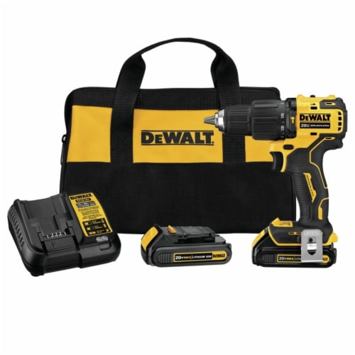 DeWalt Atomic 20 volt 1 2 in. Brushless Cordless Compact Hammer Drill Driver Kit Battery Count of 1 King Soopers