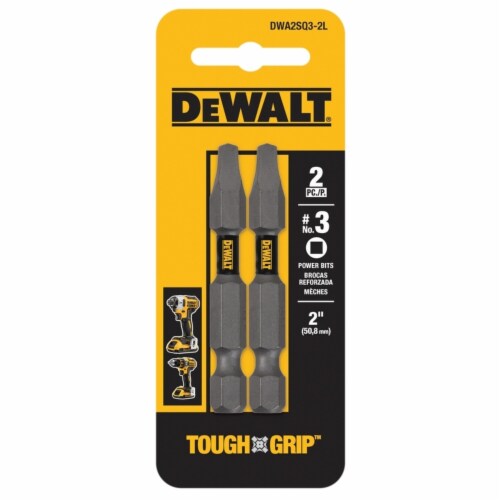 DeWalt MAXFIT Square #3 x 2 in. L Power Bit S2 Tool Steel 2 pc. - Total  Qty: 1; Each Pack, Count of: 1 - Harris Teeter