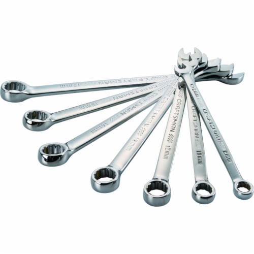 Craftsman Metric Long Panel Combination Wrench Set, 7 pc