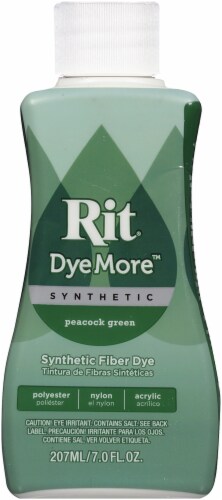 Rit DyeMore Synthetic Peacock Green Perspective: front