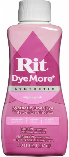 Rit DyeMore Synthetic Super Pink Perspective: front