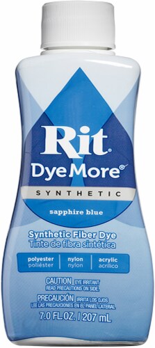 Rit DyeMore Synthetic Sapphire Blue Perspective: front