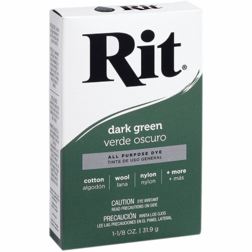 Rit All Purpose Powder Dye - Dark Green Perspective: front