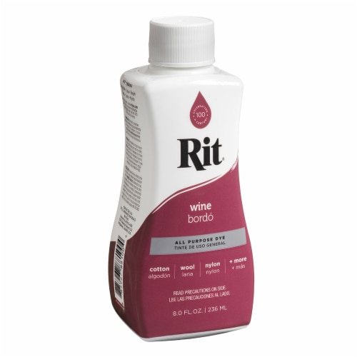 Rit® All Purpose Liquid Dye - Wine Perspective: front