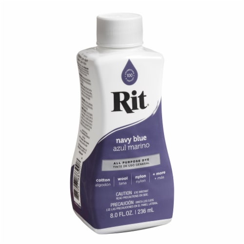 Rit® All Purpose Liquid Dye - Navy Blue Perspective: front