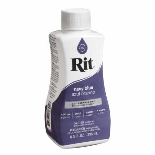 Rit® All Purpose Liquid Dye - Navy Blue Perspective: front