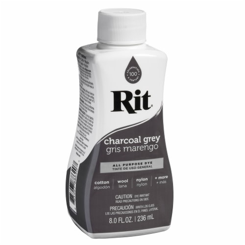 Rit® All Purpose Liquid Dye - Charcoal Gray Perspective: front
