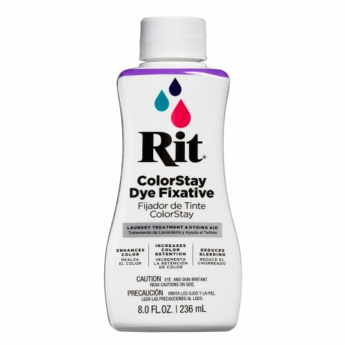 Rit ColorStay Dye Fixative Laundry Treatment & Dyeing Aid, 8 fl oz