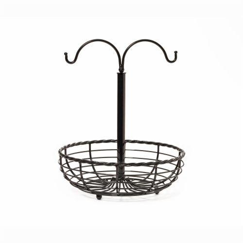 Mikasa Gourmet Basics Rope Basket with Double Banana Hook Perspective: front