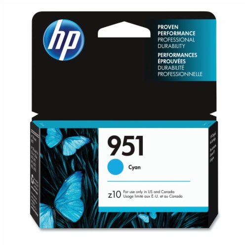 HP 951 Original Ink Cartridge - Cyan Perspective: front