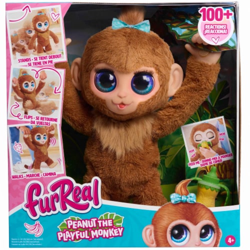 FurReal Peanut The Playful Monkey Perspective: front