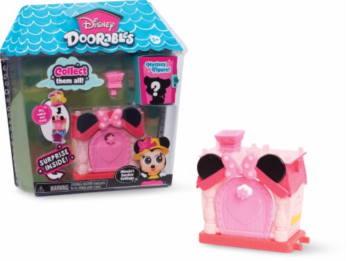 Just Play Disney Doorables Minnie's Garden Cottage Playset Perspective: front