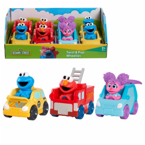 Just Play Sesame Street Twist & Pop Wheelies Perspective: front