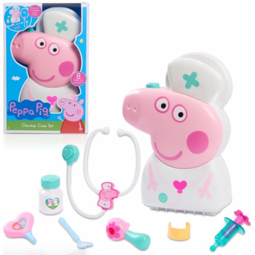 Just Play Peppa Pig Checkup Case Set Perspective: front