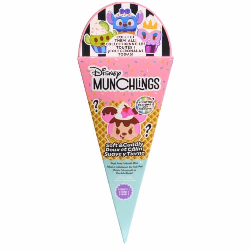 Just Play Disney Munchlings Single Serve Scented Plush Perspective: front