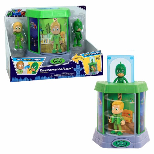 PJ Masks 3-in-1 Combiner Jet Preschool Toy, Toy Set with 3 Connecting Cars  and 3 Action Figures for Kids Ages 3 and Up
