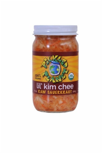 Pickled Planet Sauerkraut Raw Lil Kim Chee Perspective: front