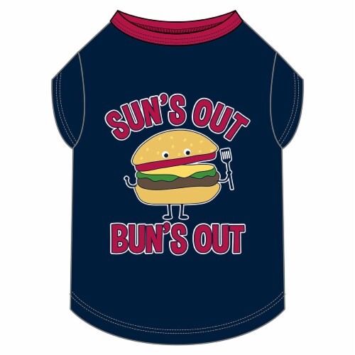 Simply Dog Mission Pets Sun's Out Bun's Out Pet Clothing - Blue Perspective: front