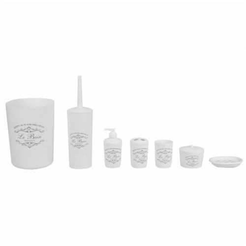 Bathroom Accessories Set 6 Pcs Bathroom Set Ensemble Complete Soap  Dispenser Toothbrush, 1 unit - Fred Meyer