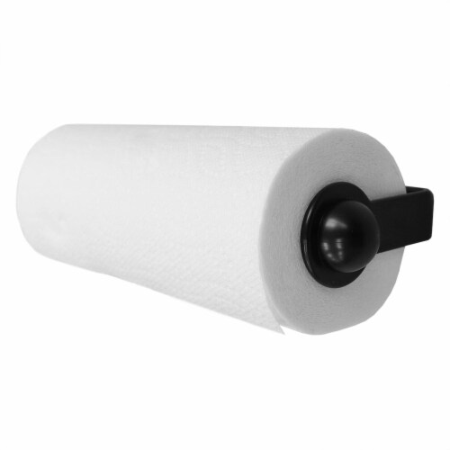 Wall Mounted Plastic Paper Towel Holder, Black, 1 Unit - Food 4 Less