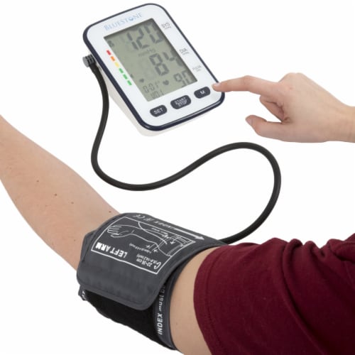 Bluestone Blood Pressure Cuff Digital Monitor Upper Arm Lcd Display Health Tracker 2 Users 1 unit Fry s Food Stores