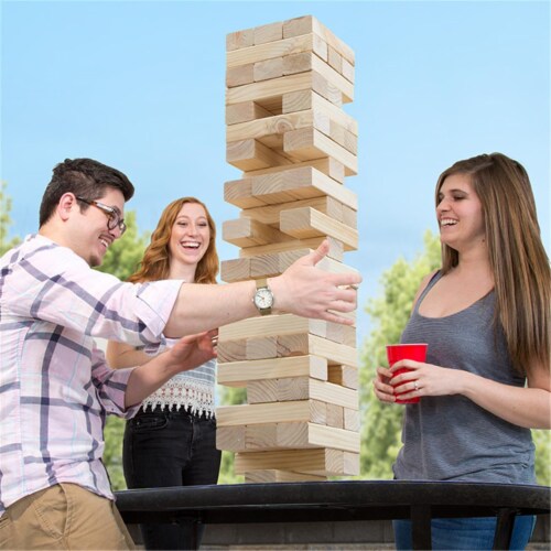 Hey Play M420010 Jumbo Traditional Tumbling Towers Perspective: front