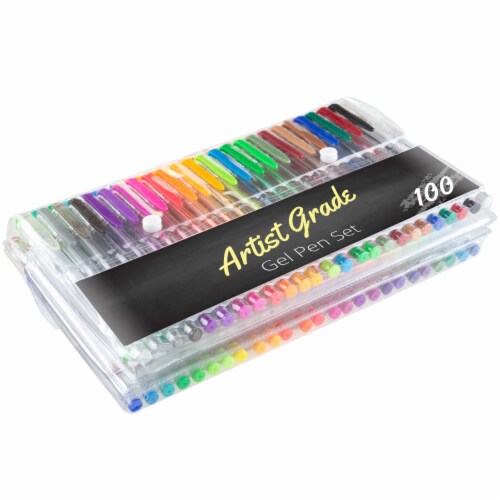 The newest set of 100 coloring gel pens for adults. Unique high quality gel  ink pen for adult coloring, doodling and drawing