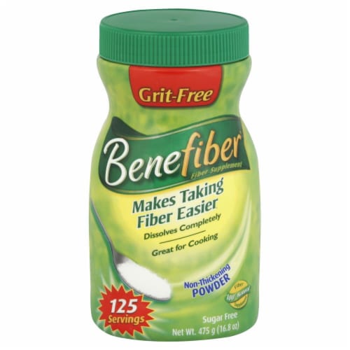 Benefiber Sugar Free Fiber Powder Supplement Perspective: front