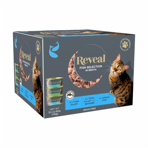 Reveal Grain Free Fish Cat Food Multipack Perspective: front
