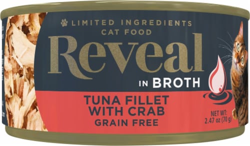 Reveal Grain Free Tuna Fillet Wet Cat Food Perspective: front