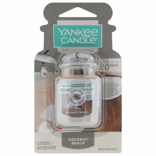 Yankee Candle® Coconut Beach Car Jar Ultimate Air Freshener Perspective: front