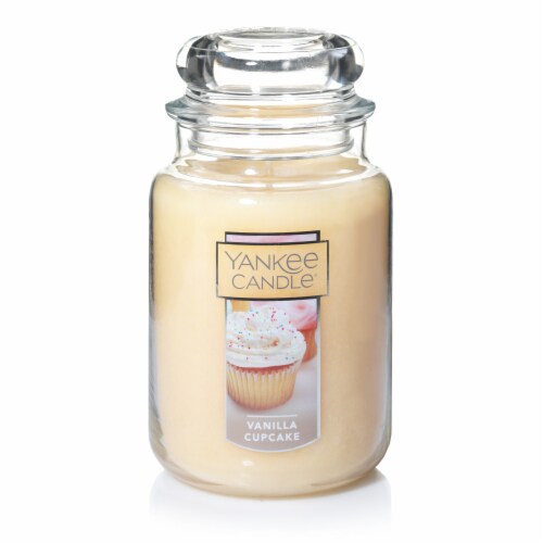 Yankee Candle® Vanilla Cupcake Jar Candle - Cream Perspective: front