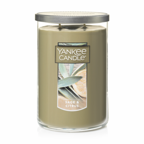 Yankee Candle® Sage & Citrus Jar Candle Perspective: front