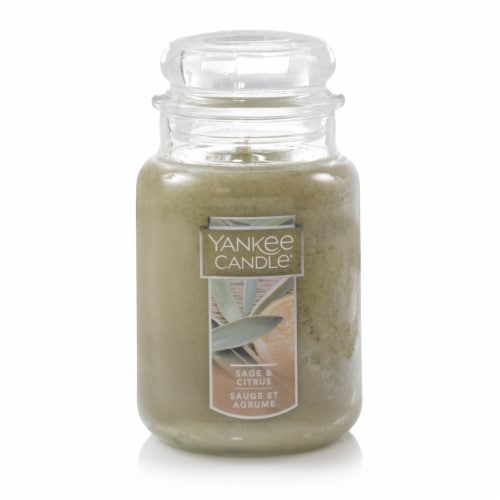 Yankee Candle® Sage & Citrus Jar Candle Perspective: front