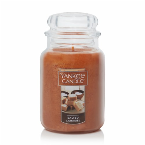 Yankee Candle® Salted Caramel Large Jar Candle Perspective: front