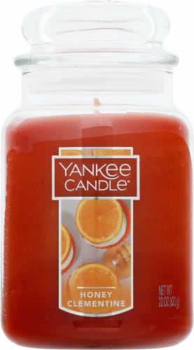 Yankee Candle® Honey Clementine Scented Candle Perspective: front