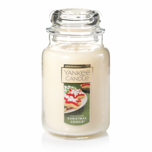 Yankee Candle Christmas Cookies Scented Candle Perspective: front