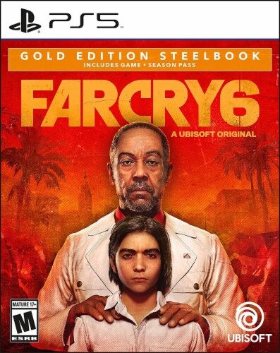 Far Cry 6 Gold Edition Steelbook (PS5) Perspective: front