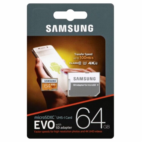 Micro sd hotsell 64gb samsung evo